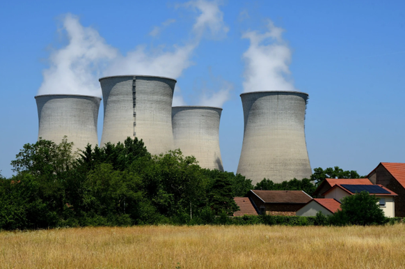 Französischer AKW-Park in Saint-Vulbas, gut hundert Kilometer von der Schweizer Grenze entfernt.