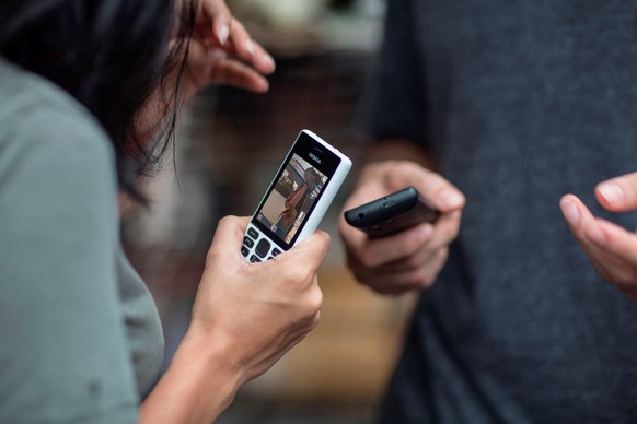 A new Nokia 150 handset is seen in this handout picture provided by HMD to Reuters December 13, 2016. HMD/Handout via Reuters ATTENTION EDITORS - THIS IMAGE WAS PROVIDED BY A THIRD PARTY. EDITORIAL USE ONLY. NO RESALES. NO ARCHIVE.