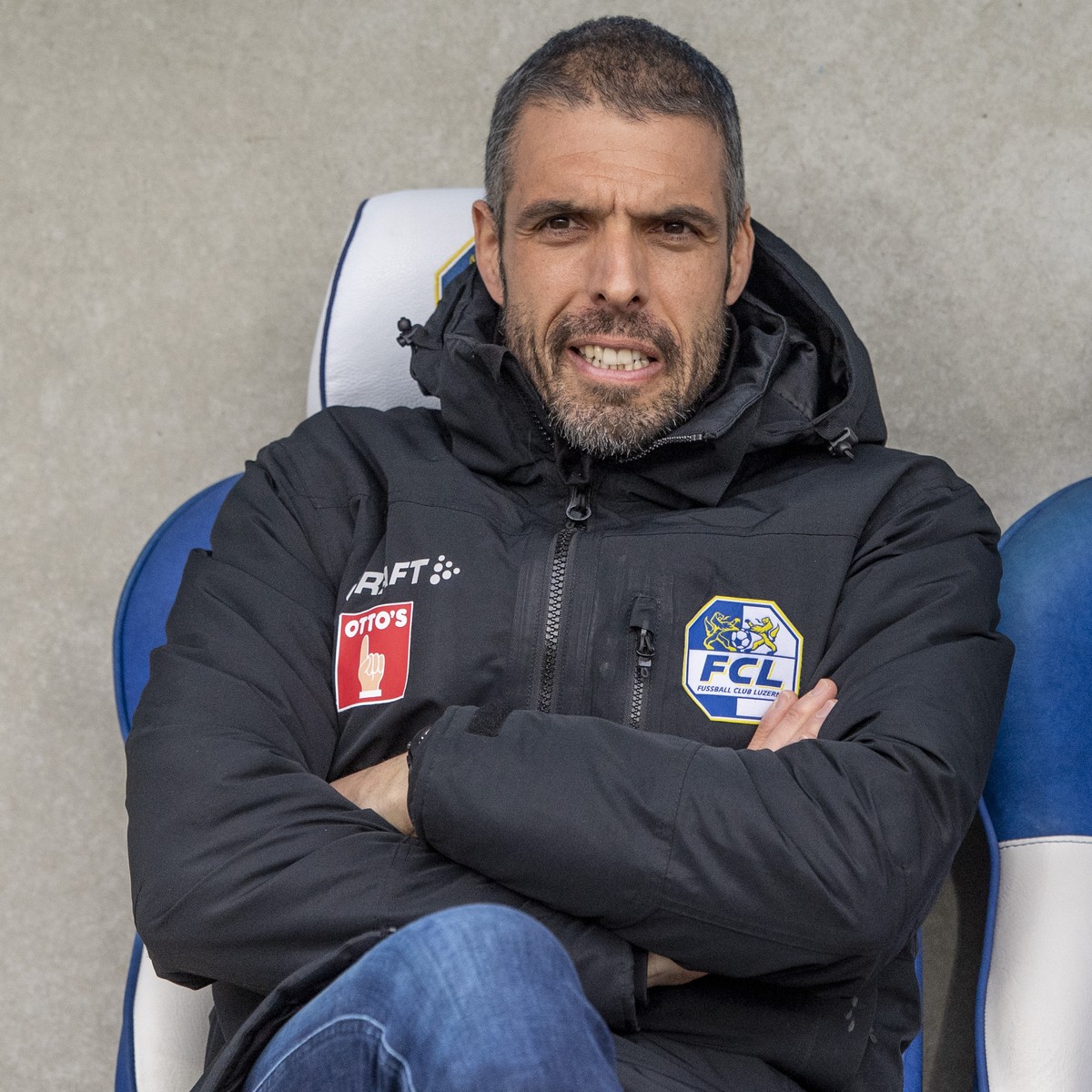 Der Trtainer des FC Luzern Fabio Celestini beim Super League Meisterschaftsspiel zwischen dem FC Luzern und dem FC Sion vom Sonntag, 21. Maerz 2021 in Luzern. (KEYSTONE/Urs Flueeler)