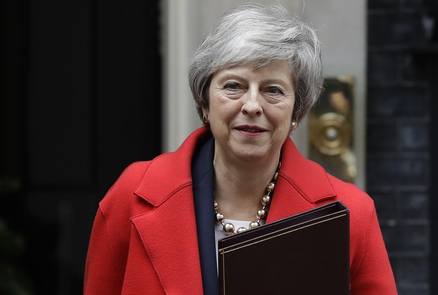 Britain&#039;s Prime Minister Theresa May leaves Downing Street in London, Tuesday, Dec. 4, 2018. Britain&#039;s Prime Minister Theresa May is due to address Parliament Tuesday, opening five days of d ...