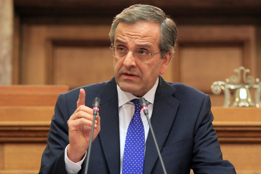 Pokert hoch: Griechenlands Premier Antonis Samaras.