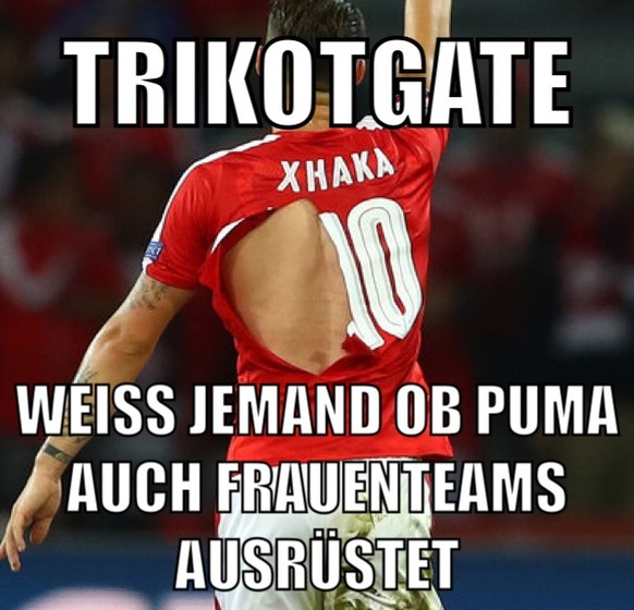 «Zum Glück stellt Puma keine Kondome her» – gleich sieben Nati-Trikots reissen gegen Fankreich
https://www.facebook.com/ChChuckNorris/posts/1754656961488218:0