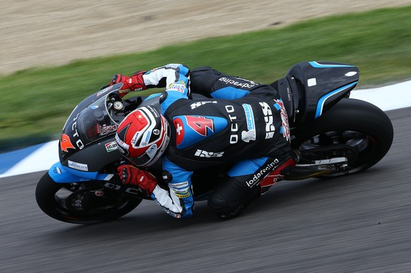 Krummenacher im Training für den GP in Indianapolis.