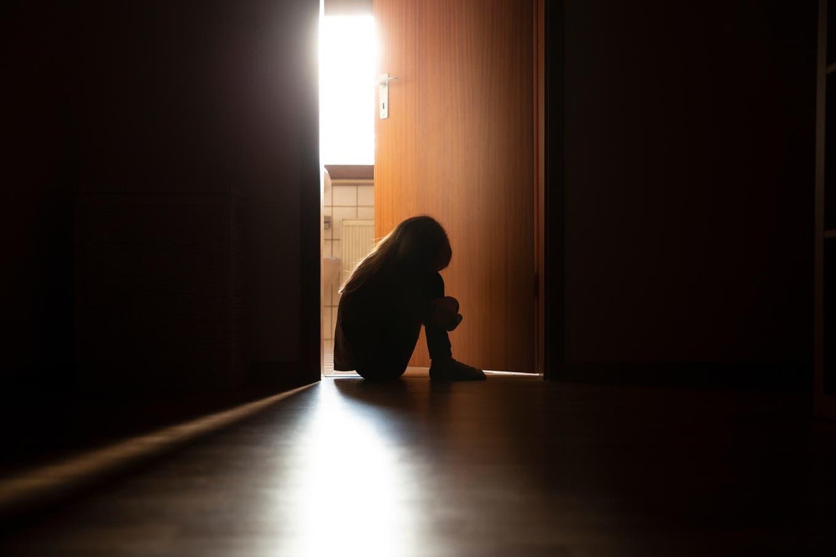 Kind einsam child lonely