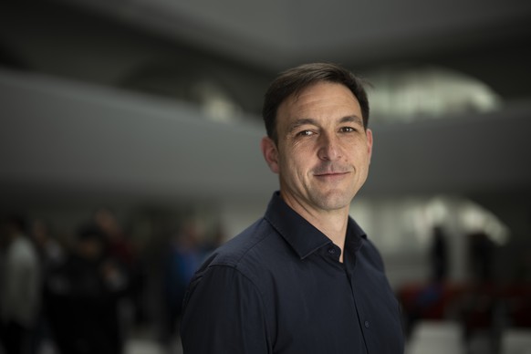 Thomas Peter, Geschaeftsfuehrer Swiss Cycling, aufgenommen am Medientreffen von Swiss Cycling, am Dienstag, 2. Mai 2023, in Landquart. (KEYSTONE/Gian Ehrenzeller)
