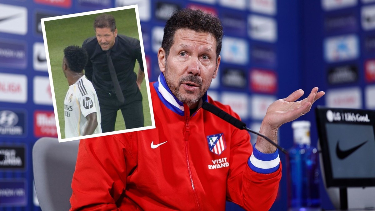 Diego Simeone a présenté ses excuses pour son comportement envers Vinicius.
