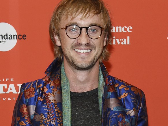Tom Felton, a cast member in &quot;Ophelia,&quot; poses at the premiere of the film at the 2018 Sundance Film Festival on Monday, Jan. 22, 2018, in Park City, Utah. (Photo by Chris Pizzello/Invision/A ...