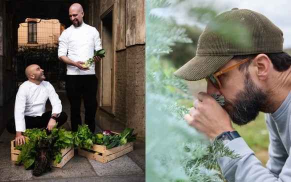 Sauro Ricci und Raffaele Minghini von Joia in Milano https://joia.it/en 
José Avillez von Restaurant Encanto, Lissabon
https://www.encantojoseavillez.pt/