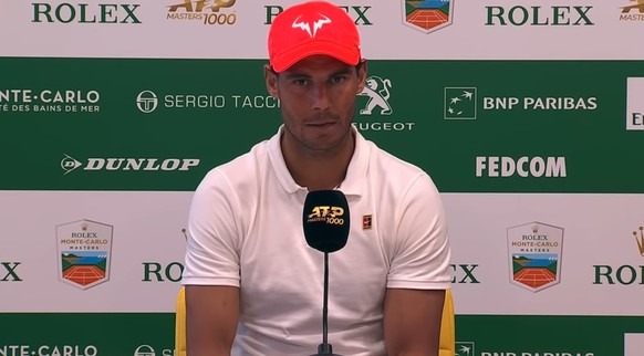 Nadal an seiner Pressekonferenz.