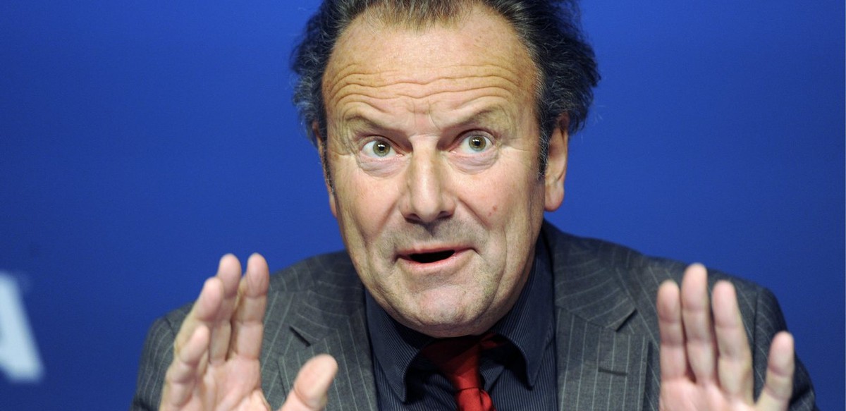 Mark Pieth, Chairman of FIFA's Independent Governance Committee during a press conference at the Home of FIFA in Zurich, Wednesday, November 30, 2011. Mark Pieth introduced his "Governing FI ...