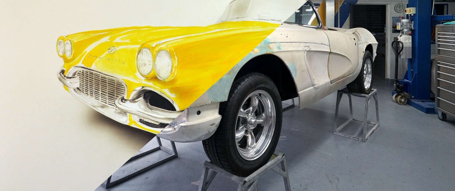 Von der Idee bis zur Strassenzulassung dauerte die «Rückführung in die Zukunft» der Corvette C1 aus dem Jahre 1962 über zwei Jahre.