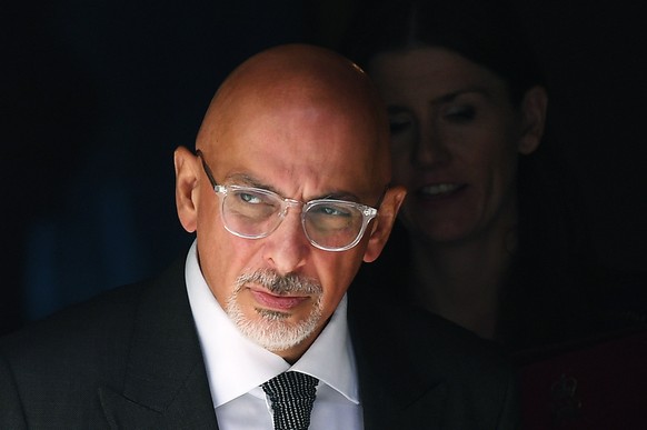 epa10000202 British Secretary of State for Education Nadhim Zahawi departs 10 Downing Street following a cabinet meeting in London, Britain, 07 June 2022. British Prime Minister Boris Johnson has surv ...