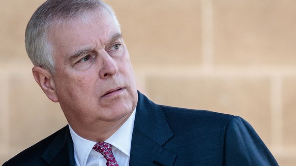 epa08005337 (FILE) Britain&#039;s Prince Andrew, Duke of York arriving at Murdoch University in Perth, Western Australia, Australia, 02 October 2019. Prince Andrew is facing a backlash following his N ...