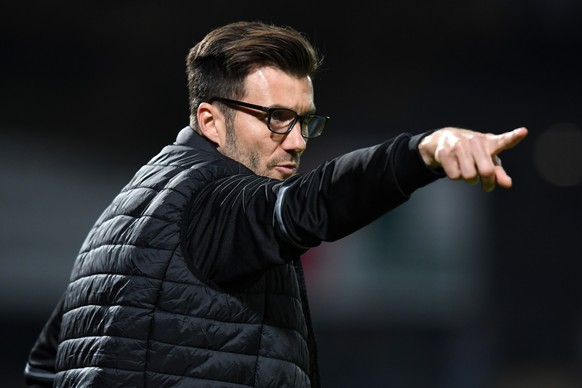 Basel&#039;s head coach Raphael Wicky during the Super League soccer match FC Lugano against FC Basel, at the Cornaredo stadium in Lugano, Saturday October 14, 2017. (KEYSTONE/Ti-Press/Davide Agosta)