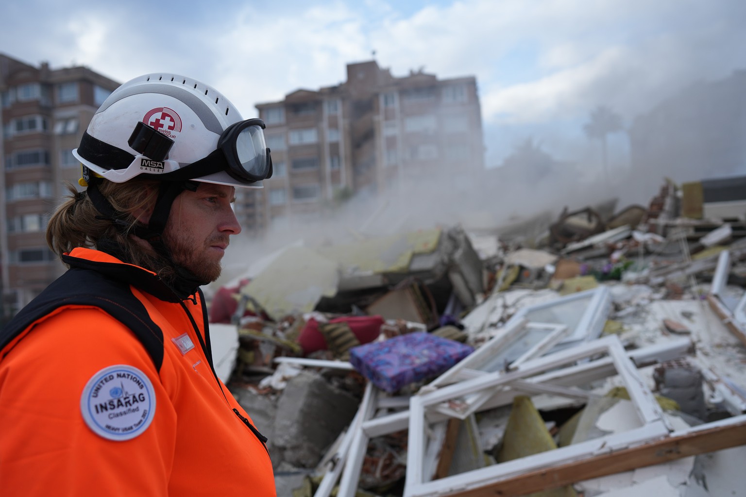 Simon Braun on assignment in Hatay Province.