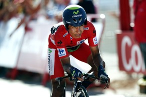 Zwei Stürze in Folge sind auch für ihn zu viel: Quintana gibt die Vuelta 2014 auf.
