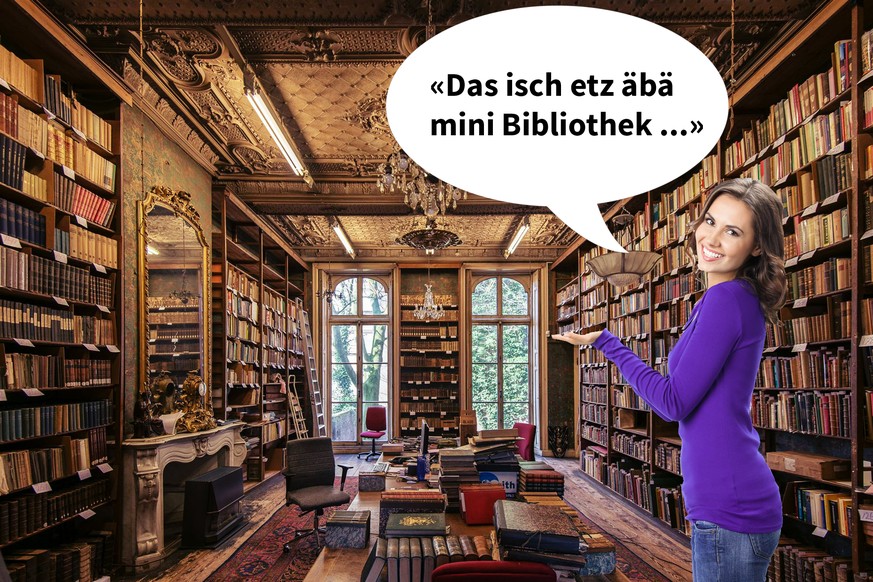 Wovon viele heimlich träumen: Eine Bibliothek wie diese zu besitzen. Holländische Heimbibliothek, Mitte des 17. Jahrhunderts erbaut.