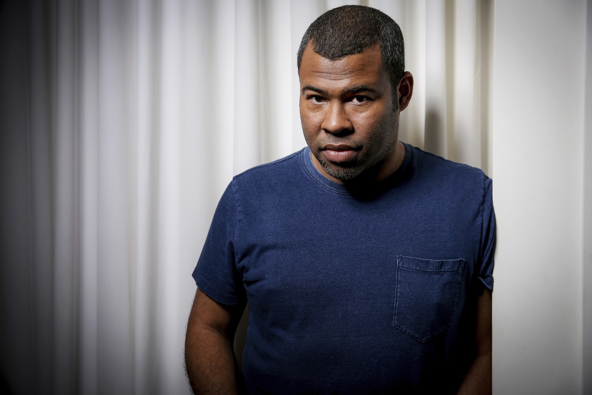 In this Thursday, Feb. 9, 2017 photo, Jordan Peele poses for a portrait at the SLS Hotel in Los Angeles. Peele's directorial debut, “Get Out,” in theaters Friday, Feb. 24, is one of those rare cr ...