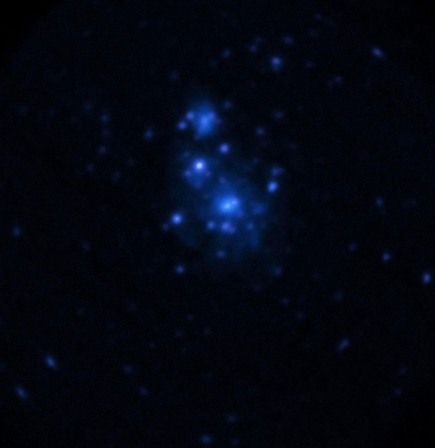 Messier 51 im Röntgenspektrum.