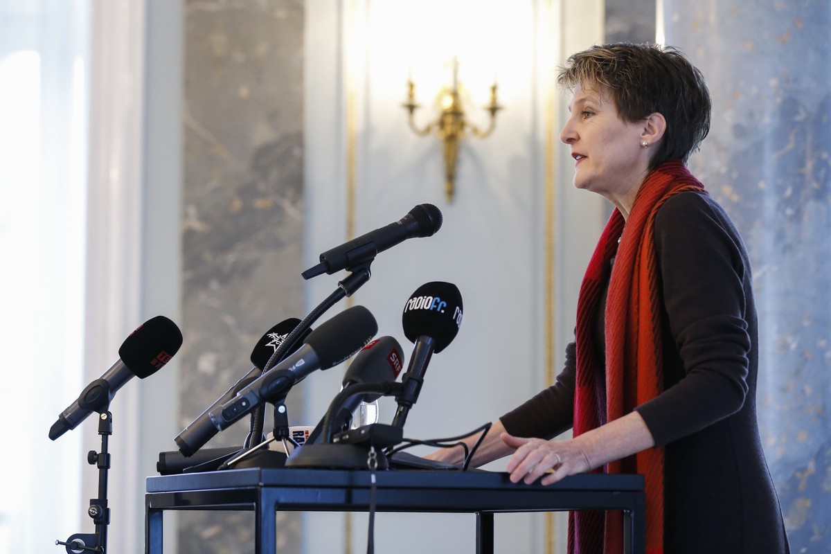 Simonetta Sommaruga informiert über ihr Präsidialjahr.
