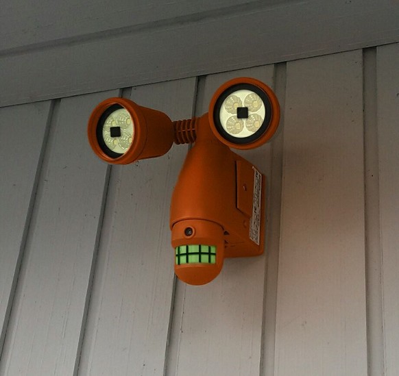 Lamp with a face