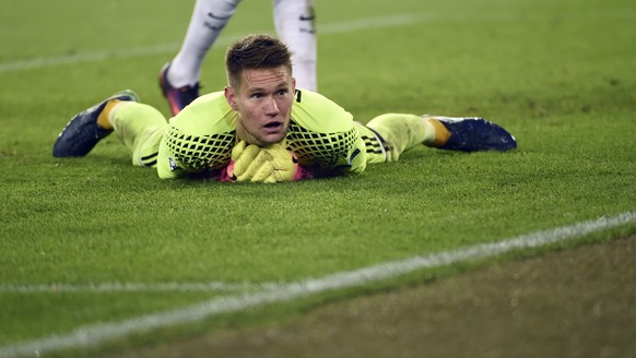01.11.2016; Basel; Fussball Champions League - Gruppenspiele ; FC Basel - PSG Paris; Torhueter Tomas Vaclik (Basel) (Daniela Frutiger/freshfocus)