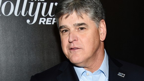 FILE - In this April 12, 2018 file photo, Fox News personality Sean Hannity attends The Hollywood Reporter&#039;s annual 35 Most Powerful People in Media event in New York. Hannity is President Donald ...