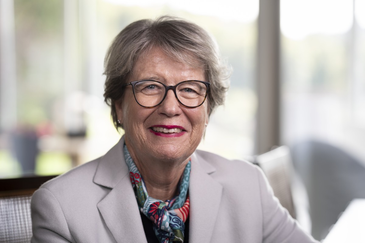 Portrait von Corina Eichenberger-Walther, Schweizer FDP-Politikerin, ehemalige Nationalraetin (2007-2019) und Praesidentin der Gesellschaft Schweiz-Israel, fotografiert am Mittwoch, 2. Oktober 2024 in ...