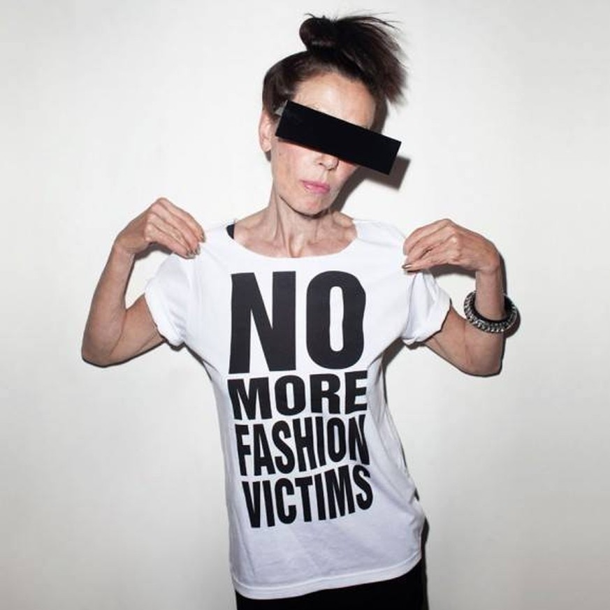 Katharine Hamnett: «Fashion Victims! Hört auf das Zeugs zu kaufen, bis es fair produziert ist»