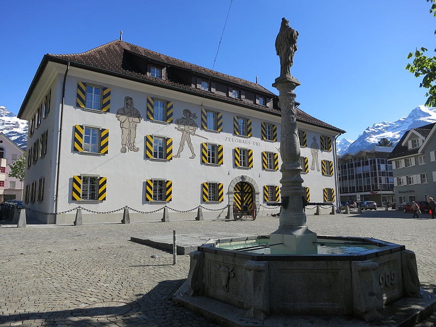 Das Zeughaus in Altdorf. Hier tagt das Urner Landgericht.