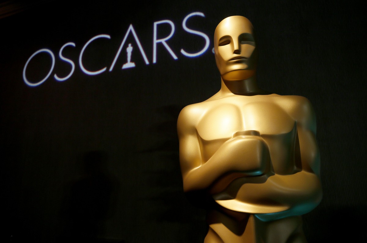 FILE - In this Feb. 4, 2019, file photo, an Oscar statue appears at the 91st Academy Awards Nominees Luncheon in Beverly Hills, Calif. (Photo by Danny Moloshok/Invision/AP, File)