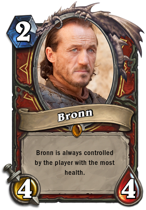 Tyrions Söldner wechselt immer zu dem Spieler mit den meisten Lebenspunkten.
