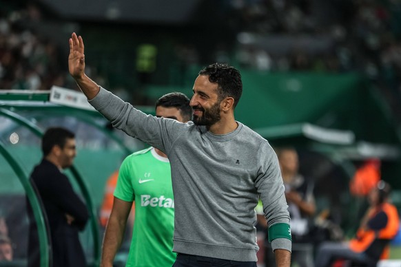 Lisbon, Portugal, October 5th, 2024: Ruben Amorim Sporting CP Coach in action during the Liga Portugal Betclic game between Sporting CP vs Casa Pia AC at Estadio Jose Alvalade, Lisbon on October 5, 20 ...