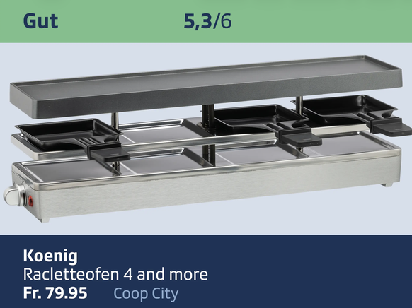<p>Platz 1: Koenig Tacletteofen 4 and more</p>