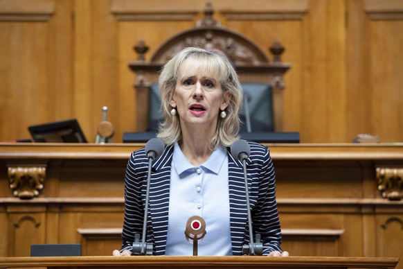 Priska Seiler Graf, SP-ZH, spricht an der Herbstsession der Eidgenoessischen Raete, am Donnerstag, 13. September 2018 im Nationalrat in Bern. (KEYSTONE/Anthony Anex)