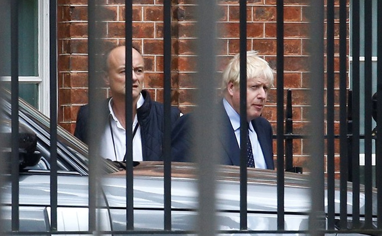 Der Premier und der «Schattenmann»: Boris Johnson mit Ex-Berater Dominic Cummings.