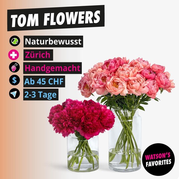 Die schönen Pfingstrosen von Tom Flowers.