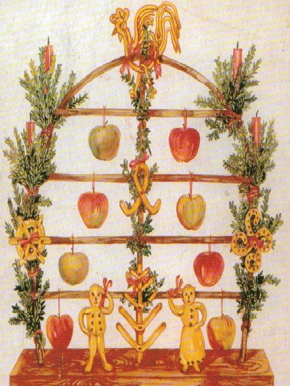 Nationalsozialistischer Julbogen
https://de.wikipedia.org/wiki/Nationalsozialistischer_Weihnachtskult#/media/Datei:Julbogen.jpg
