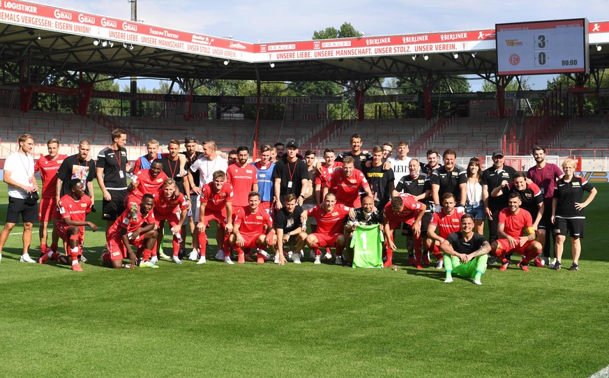 Fussball, Herren, Saison 2019/2020, 1. Bundesliga 34. Spieltag, 1. FC Union Berlin - Fortuna D