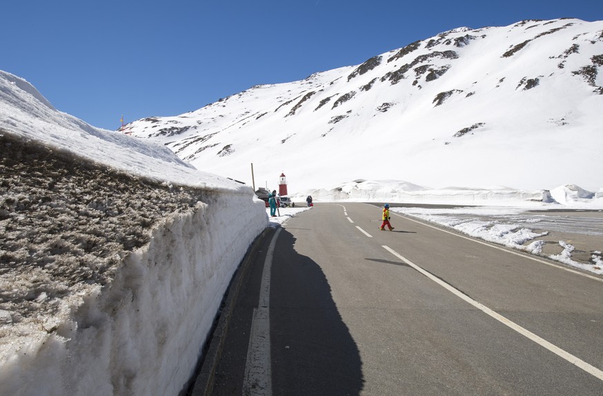 Der Oberalp-Pass wurde bereits im April geöffnet