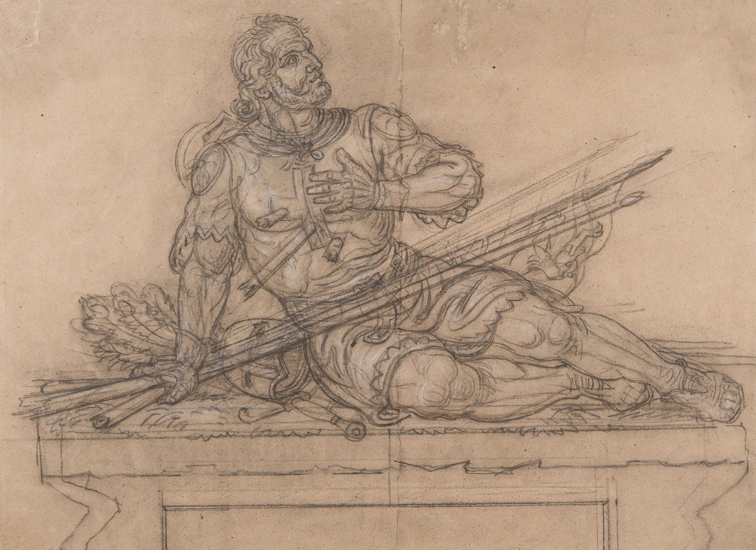 Vogels Entwurf für das Winkelreid-Denkmal in Stans, 1840.
https://permalink.nationalmuseum.ch/100141941