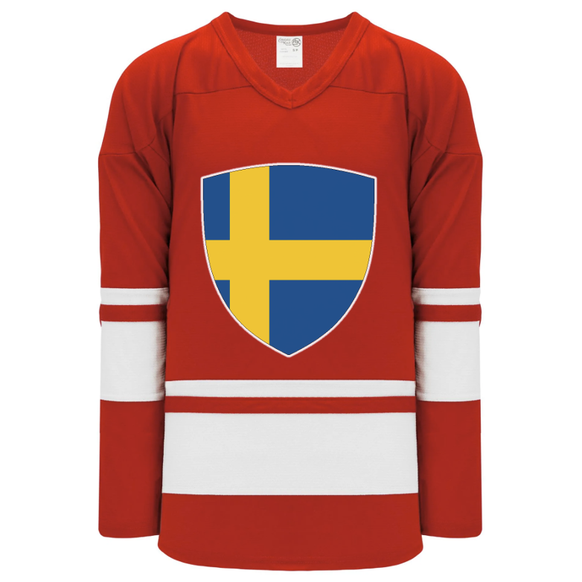 Trikot für die Schweizer Hockey-Nati: Variante Swedenland.