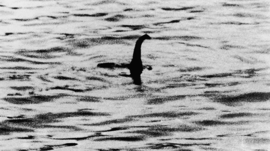 A view of the Loch Ness Monster, near Inverness, Scotland, April 19, 1934. The photograph, one of two pictures known as the &#039;surgeon&#039;s photographs,&#039; was allegedly taken by Colonel Rober ...