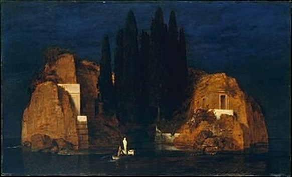 Die zweite Version malte Böcklin 1880 für Marie Berna, die sich ein «Bild zum Träumen» gewünscht hatte. Böcklin nannte diese Fassung auch «Die Gräberinsel».