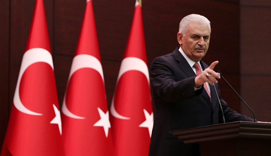 Ministerpräsident&nbsp;Binali Yildirim.