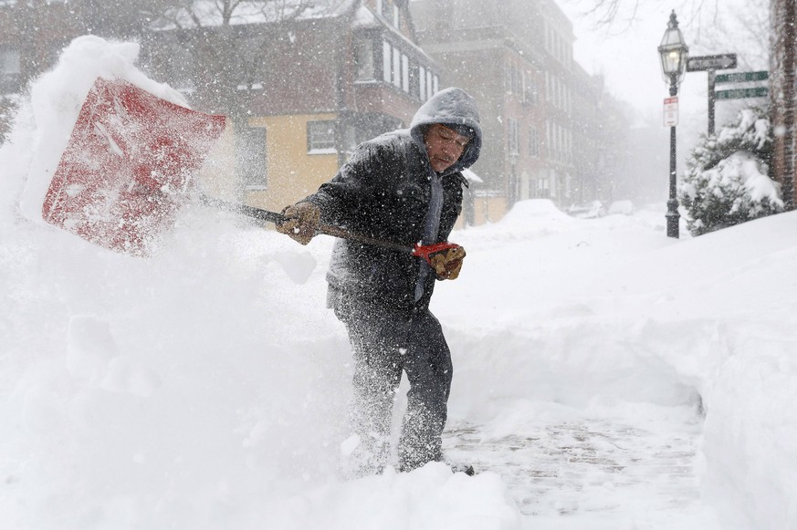 Boston lag am Dienstag unter einer dicken Schneedecke.&nbsp;