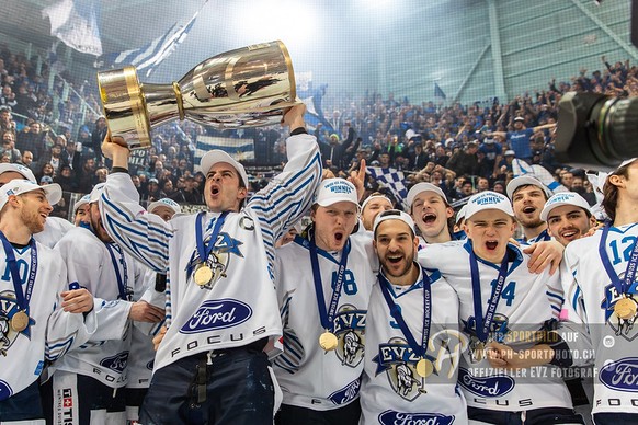 St. Galler Kantonalbank Arena in Rapperswil - 03.02.2019 - Eishockey - EV Zug Official/Philipp Hegglin - Bild-ID: CUP19020301623