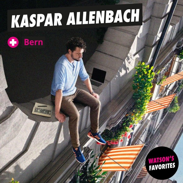 Kaspar Allenbach ist selbstständiger Grafiker mit eigenem kleinen Atelier in Bern.