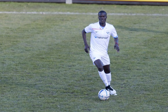 01.02.2015; Chiasso; Fussball Testspiel - FC Chiasso - FC Zuerich; Sangone Sarr (Zuerich) (Nick Soland/freshfocus)