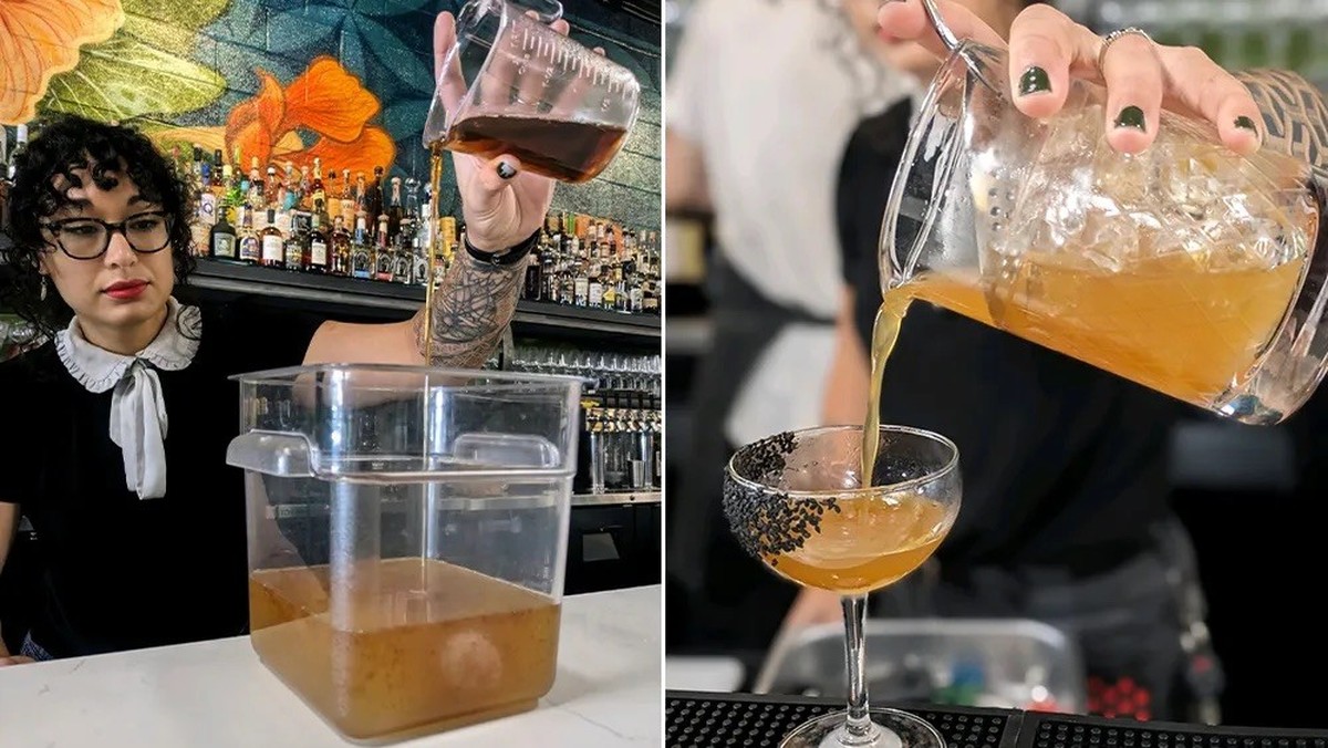 Fat washing martini cocktails trinken alkohol drinks 
https://machetegso.com/